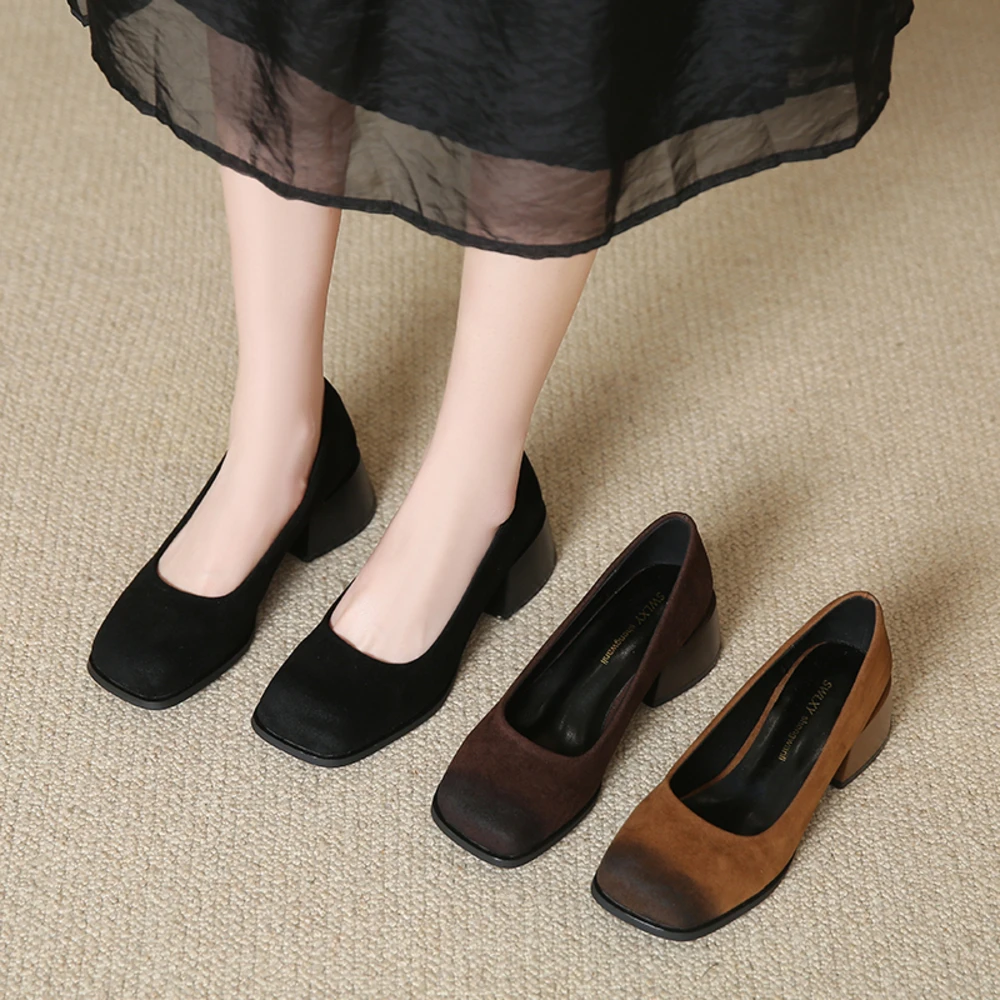 

Женская обувь Мэри Джейн на низком каблуке во французском стиле, весенняя новая модель в стиле ретро, одинаковые юбки, французские одинарные туфли