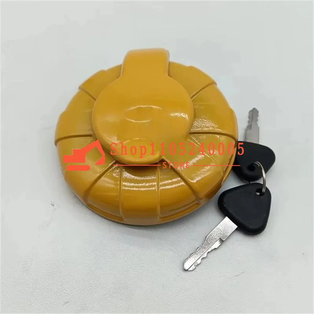 VOE14639653 14639653 Fuel Cap With 2 Keys  14641479 14528922 for EC120D EC170D EC200D EC210D EC220D Excavator Parts