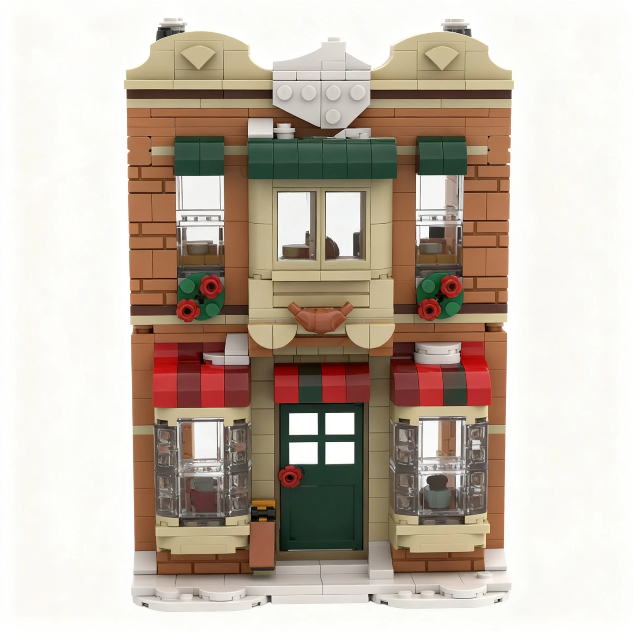 632pcs MOC 계절별 크리스마스 메인 스트리트 베 - Art Craft Bakery 리뷰 및 가격