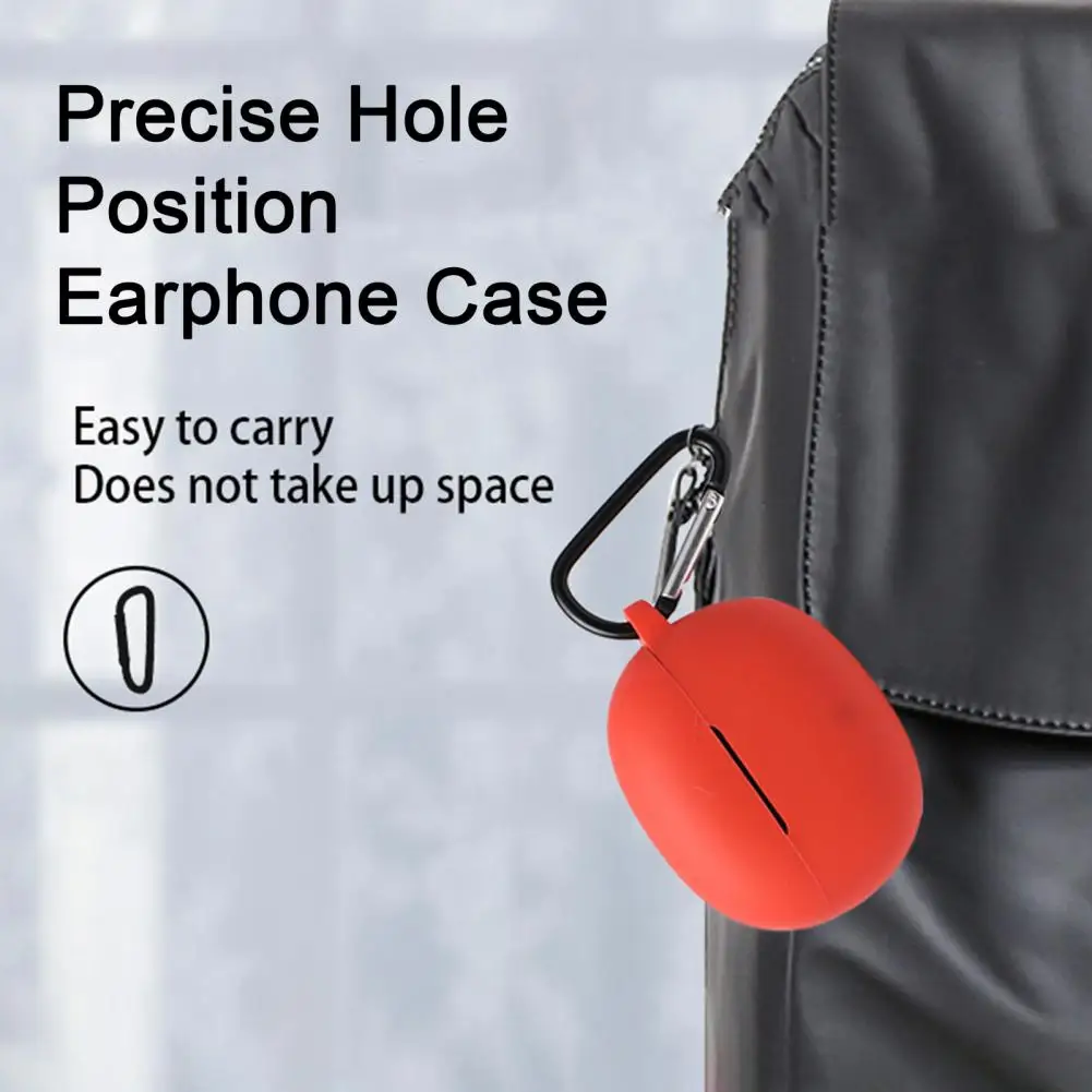 Earphone Case Precise Hole Position Earphone Case Realme Buds T100 Wireless Bluetooth-compatible Headset for Anti-dropping