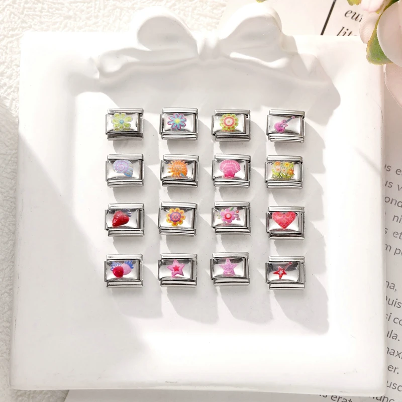 جديد جميل الحيوانات الأليفة القطط والكلاب وصلات سحرية إيطالية تناسب 9 مللي متر سوار الفولاذ المقاوم للصدأ النساء الرجال DIY بها بنفسك صنع المجوهرات #2