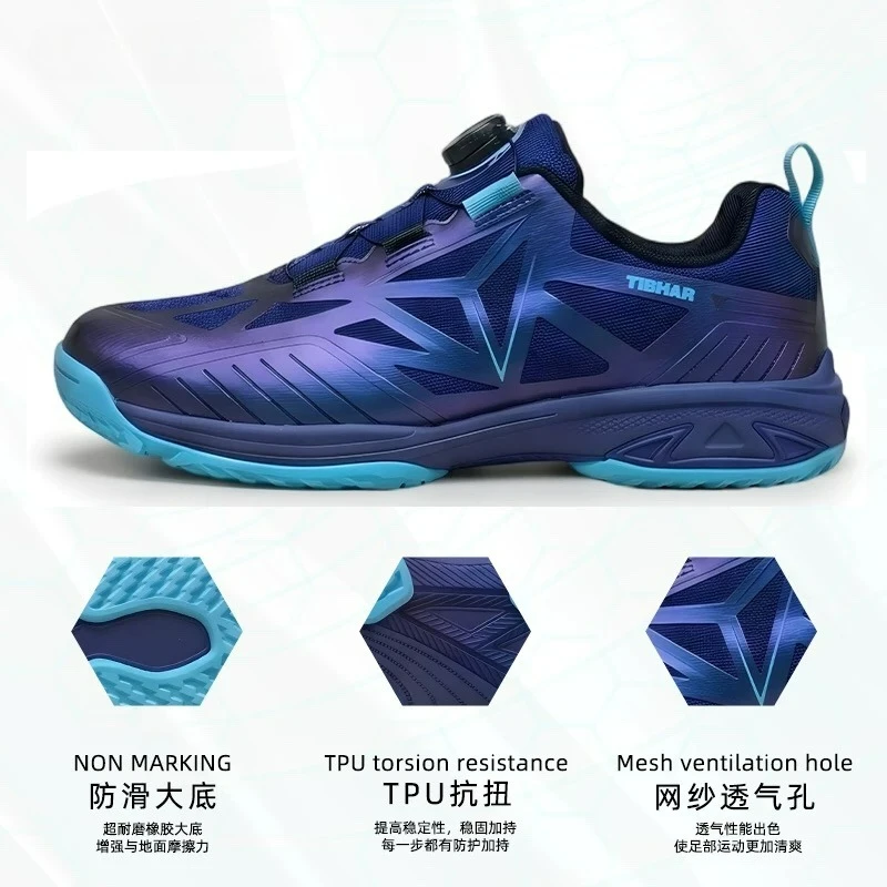 Professional Badminton Shoes For Men Women Luxury Brand Table Tennis Shoes Couples Quick Lacing Court Shoes Badminton Trainers