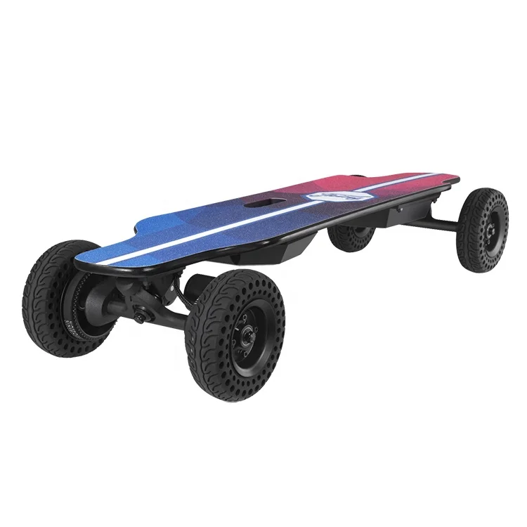 SUV Longboard Switchable Wheels For Various Terrain Popular Hub Motors Longboard Electric Skateboard