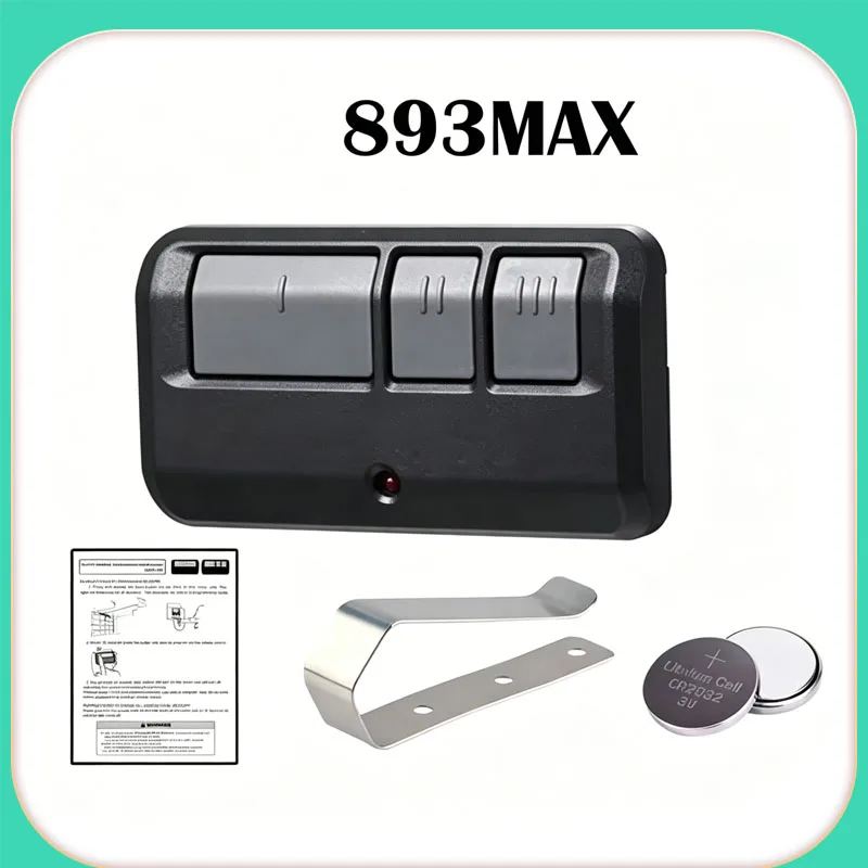 1-10PCSUniversal Gate Remote Control 893Max for 893LM 891LM 371LM 971LM 81LM Garage Door Opener Transmitter