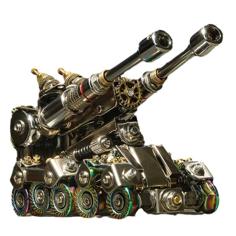 3D DIY precision metal model assembling toy kit deformation apocalypse tank decorative texture ornaments friends gifts quality