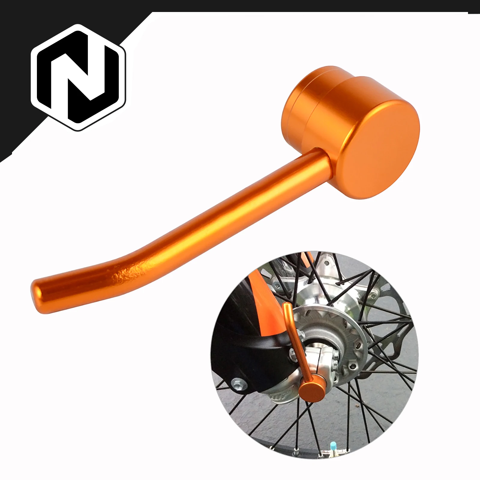 

NICECNC For KTM EXC 300 2016-2023 22mm Front Wheel Axle Nut Puller Removal Tool SX 125 SXF 450 EXCF 350 XCW 500 XC300 XCF 250