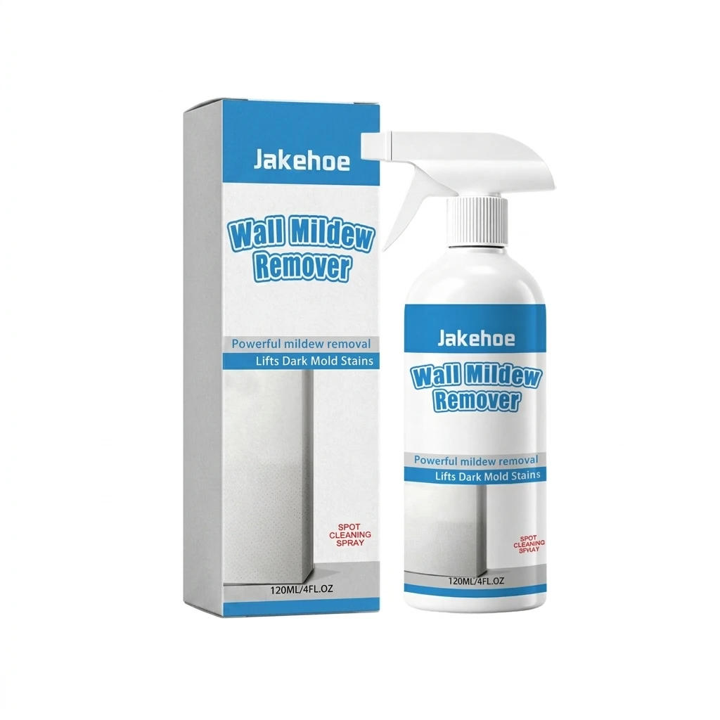1pc Mold Remover Spray Deep Penetrating Formula for Bathroom Kitchen Tile Grout Glass Wall Latex Paint Cleaning Agent