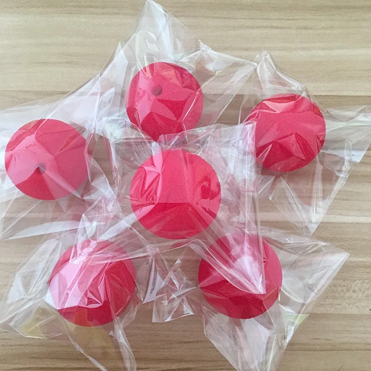 1-100pcs Red Sponge Clown Nose Circus Cosplay Halloween Costume Festival Make Up Clown Nose Supplies Party Wedding Decoration