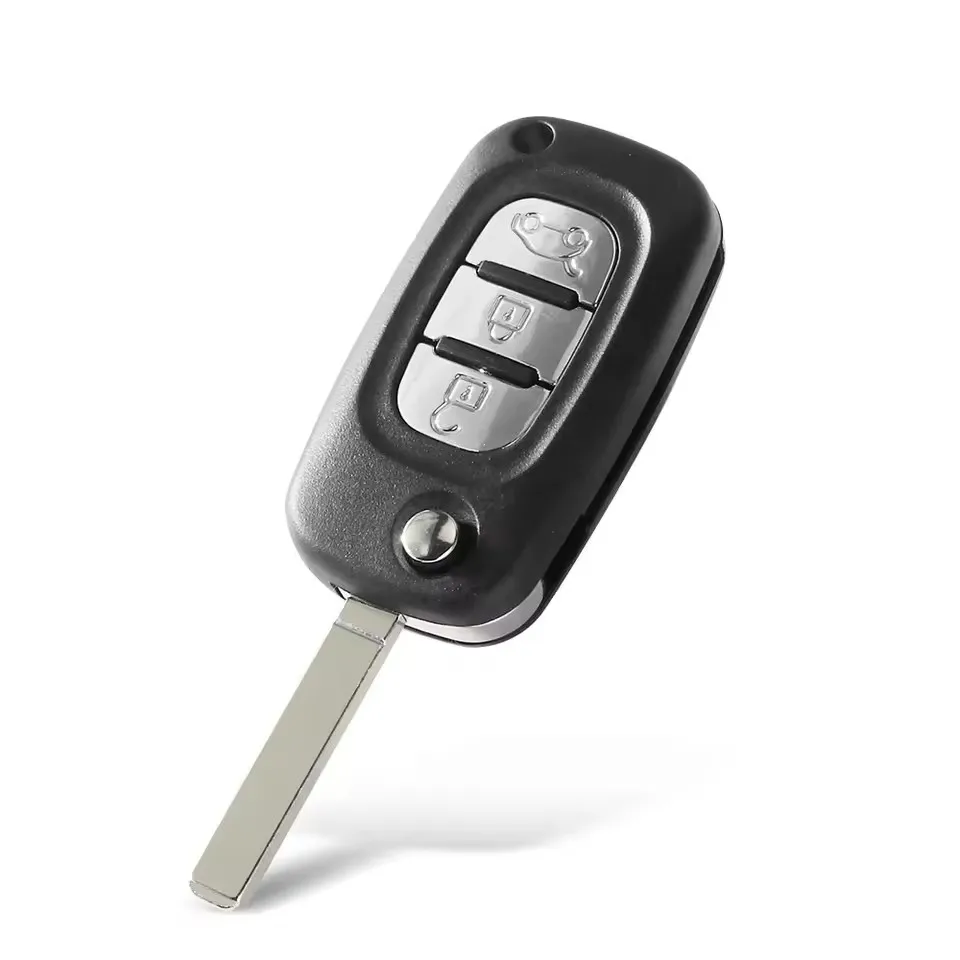 

2/3 кнопки чехол для дистанционного ключа откидной брелок складной корпус для Renault Clio Vivaro Master Traffic Kangoo Megane laguna