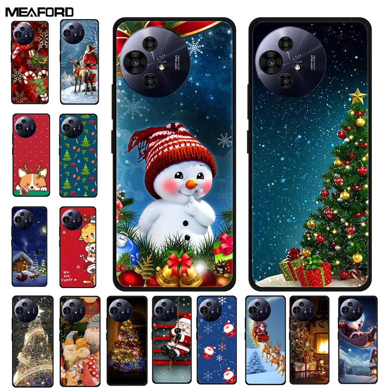 Christmas Case For TCL 50 Pro Nxtpaper 5G Case 50 40 Nxtpaper Lovely Soft TPU Silicone Fundas for TCL50 Nxtpaper 5G Luxury Coque