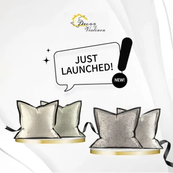 Arabic Pillow Covers with Abstract Pattern, Polyester Jacquard, Sofa Cushions, Decorative Pillowcases, 45x45, 18x18