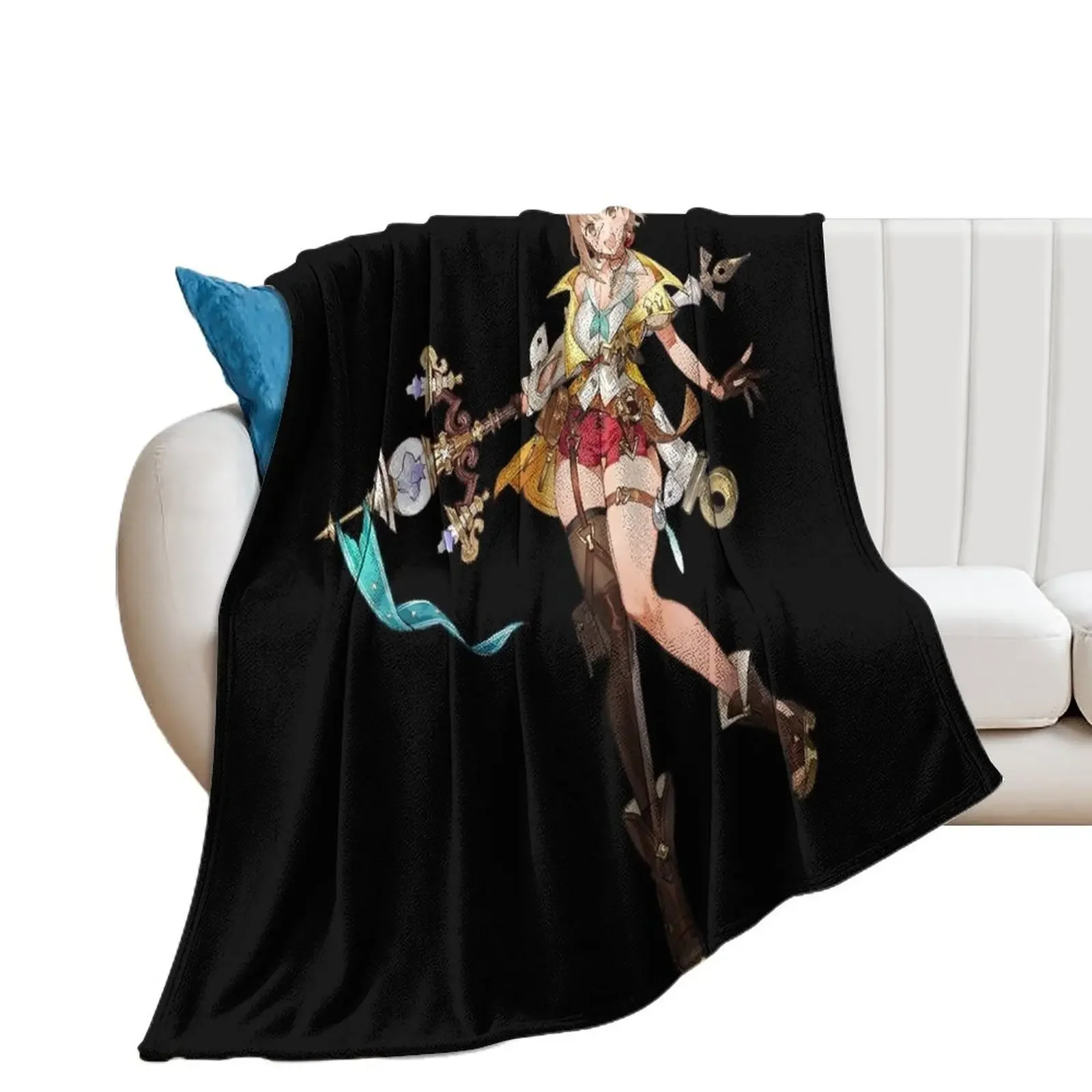 Chara Ryza Throw Blanket Personalized Gift Retros Large Blankets