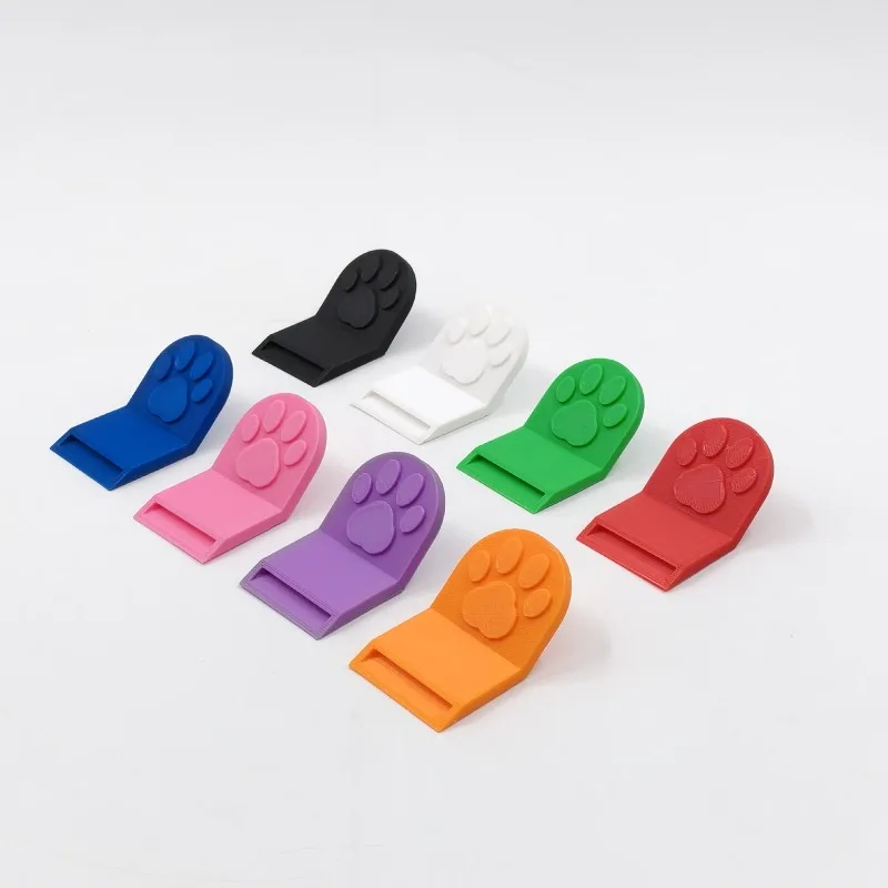 Cute Non-Slip Grip Cat Food Can Opener Easy-Clean Ergonomic Bottle Opener Cat Paw Plastic Canned Food Opener Cat Food Cans