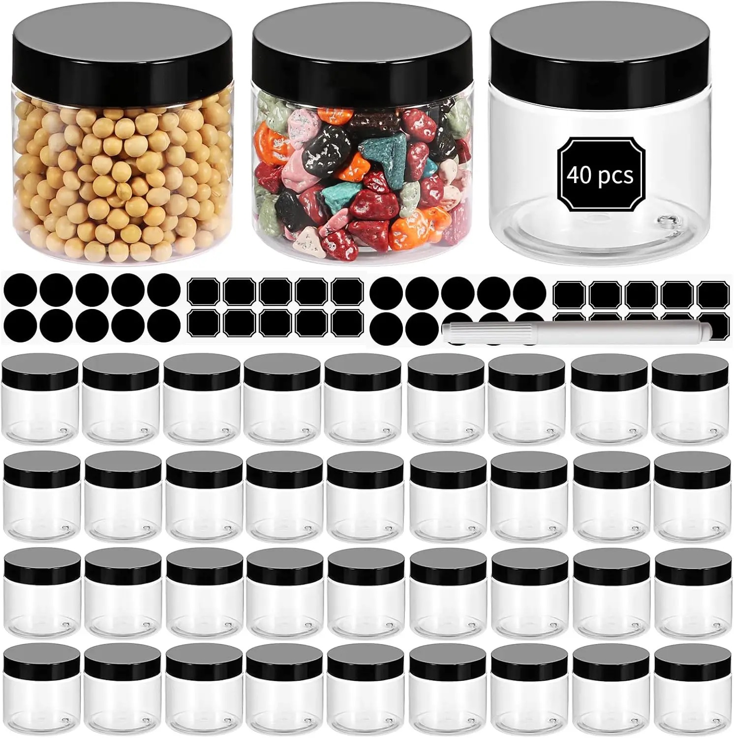 confezione-da-40-barattoli-di-plastica-trasparente-vuoti-da-180-ml-6-oz-con-coperchi-neri-contenitori-rotondi-ricaricabili-per-slime-prodotti-di-bellezza-polvere-crema