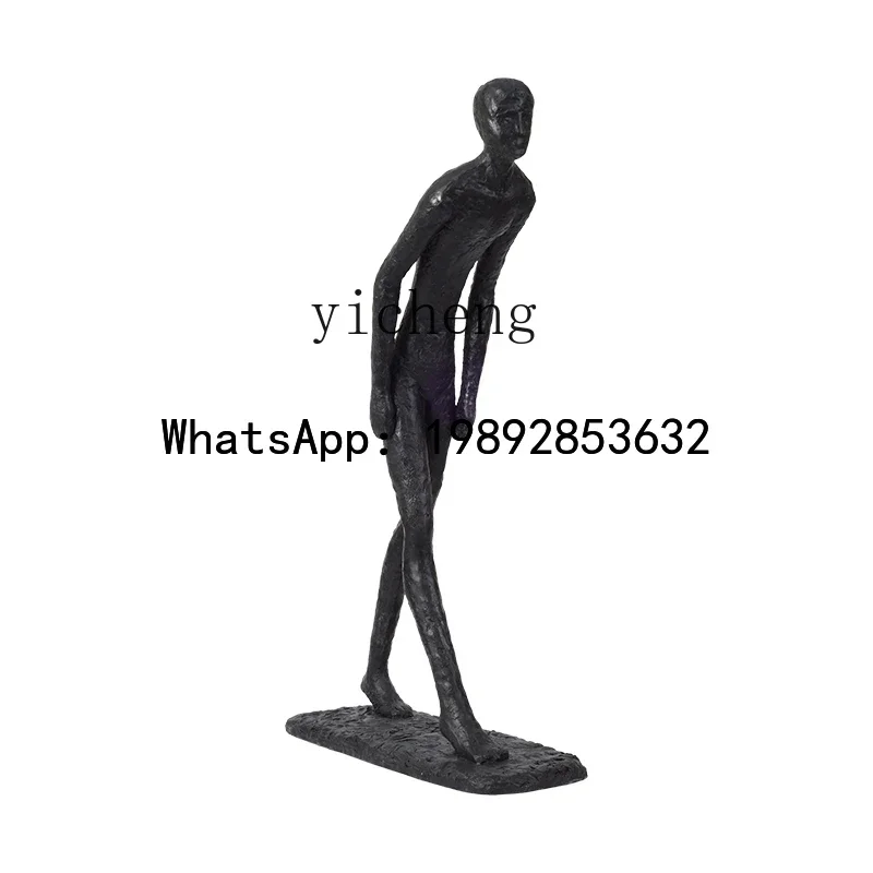 B1 Exhibition Hall Model Room Large Abstract Sculpture Ornament Hotel Corridor Entrance Display Cabinet Decoration