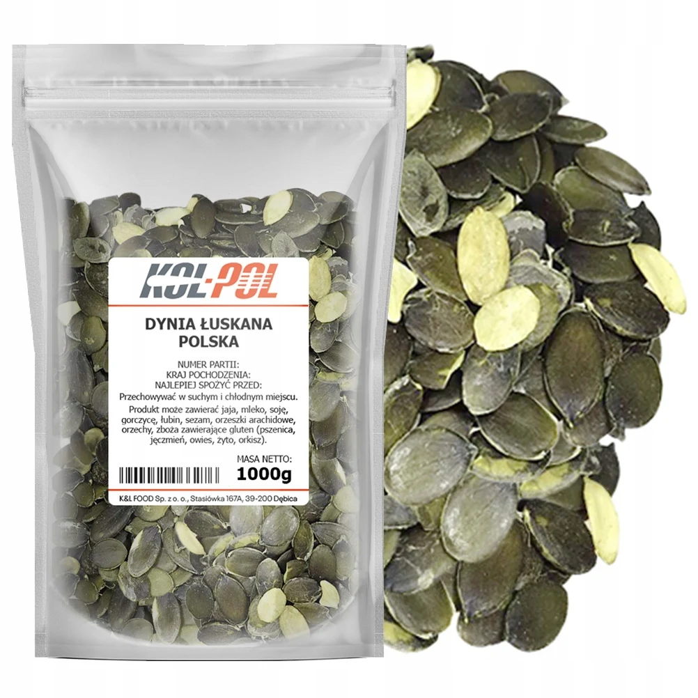 PESTKI DYNI POLSKIE 1kg Łuskane naturalne świeże wysoka jakość Kol-Pol