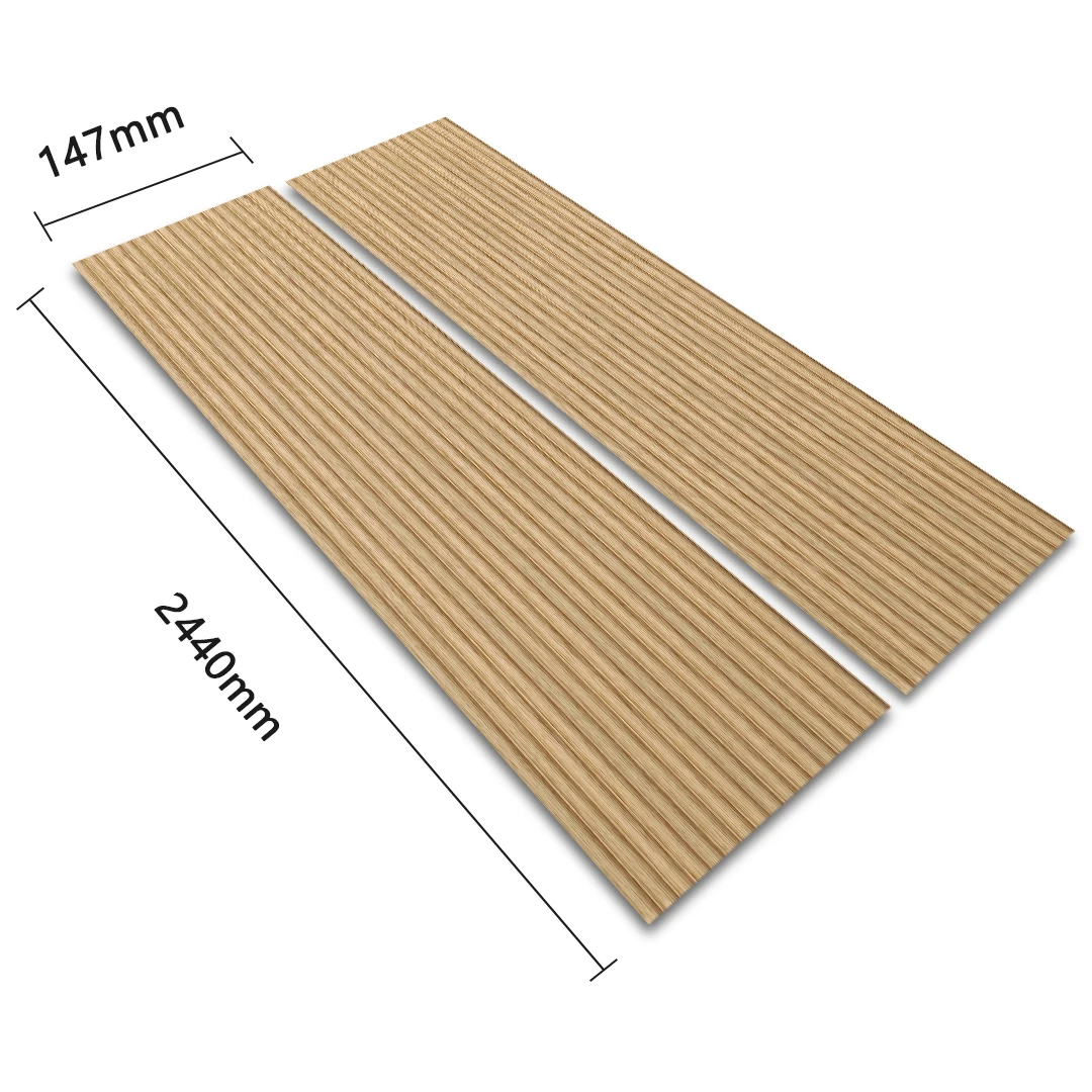 Shiplap Solid Wood Panels For Walls Smooth Surface Strong Adhesion Ready To Install