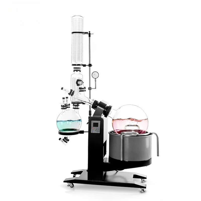 Electric high-efficiency laboratory evaporator, vacuum distillation rotary evaporator