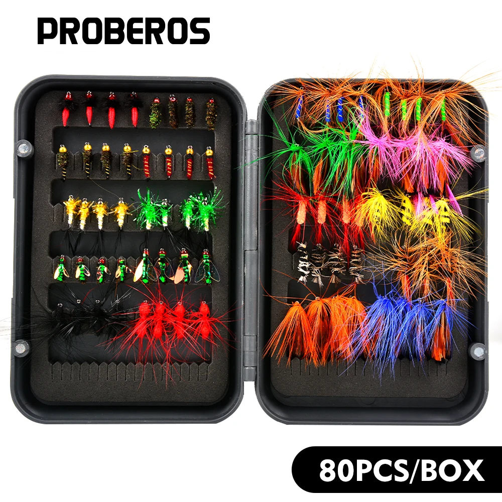 PROBEROS Floating Insect Trout Fish Baits Fishing Lure Biomimetic Trout LURE Butterfly Fly Dragonfly Lure Flying Insects Lure