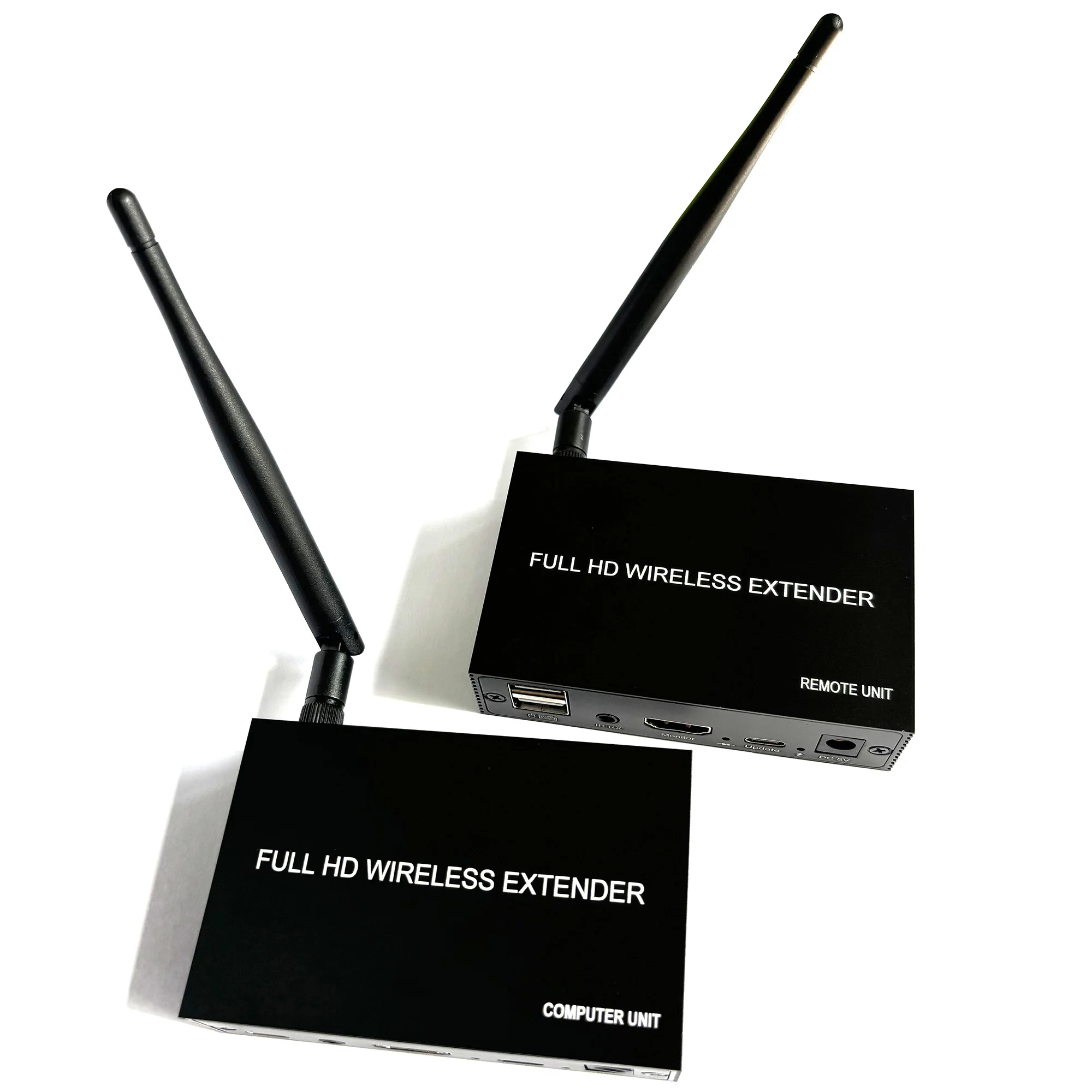 

200m Wireless HDMI KVM Extender Audio Video Transmitter Receiver for Mouse Keyboard Computer Notebook Laptop PC To TV Projector