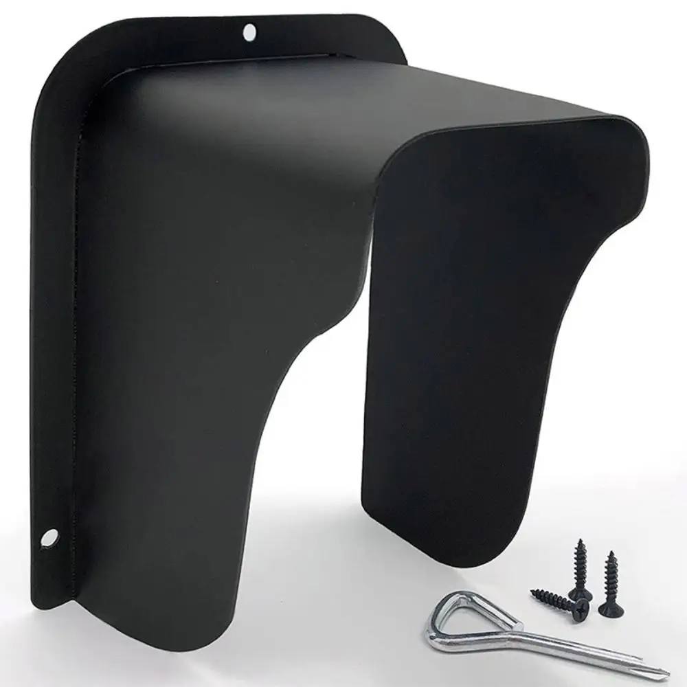 Metal Material Doorbell Cover Rainproof Box Outdoor Use Rain Cover Weather Shield Snow Cove Access Control Cover Video Doorbell