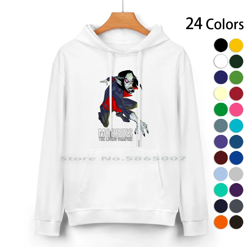 Morbius The Living Vampire 2 Pure Cotton Hoodie Sweater 24 Colors Comics Comic Book Morbius The Living Vampire 100% Cotton