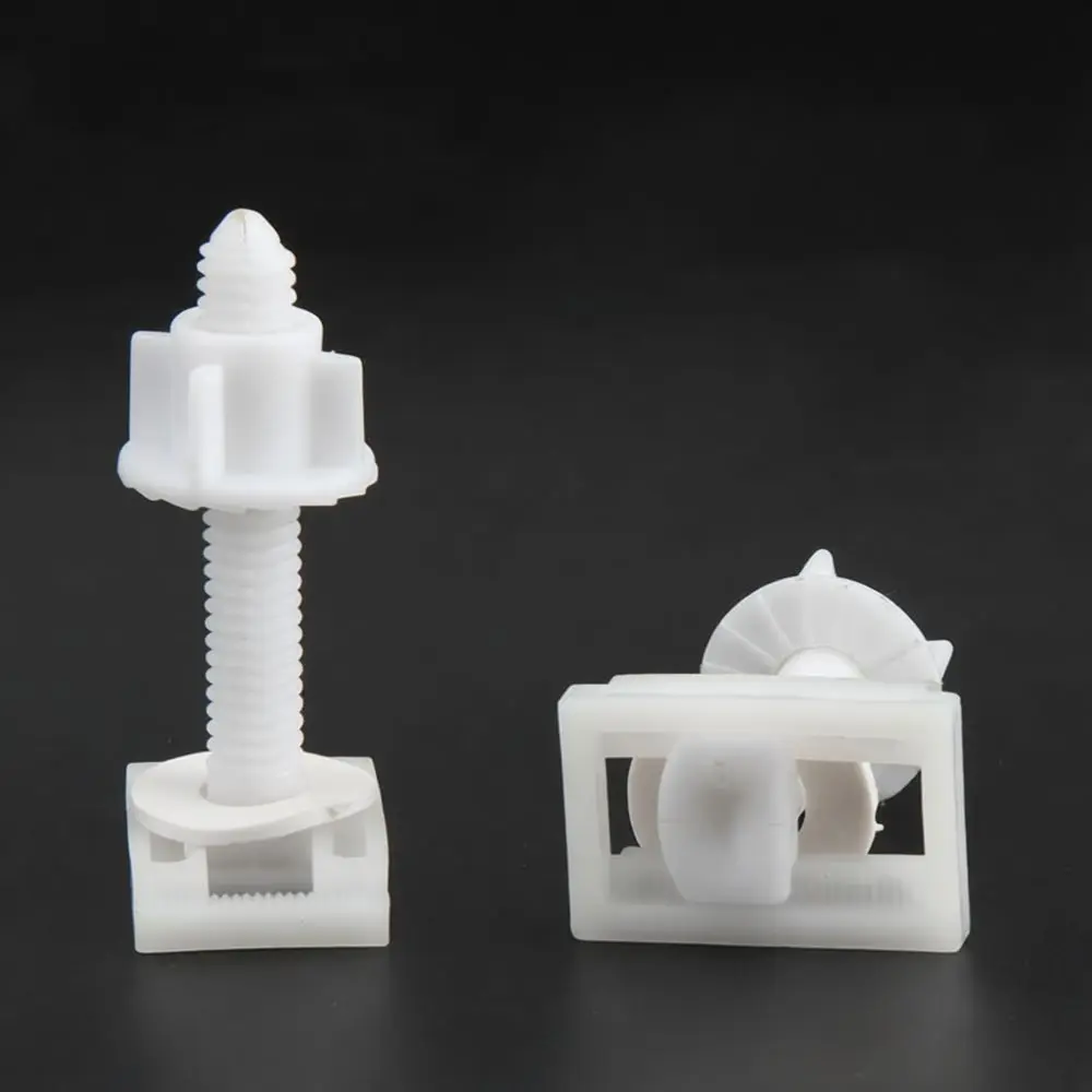 Sturdy Bathroom Toilet Seat Mounting Hardware Set Replacement Bolts For Fixing Loose Commode Lid And Sanitary Fitting
