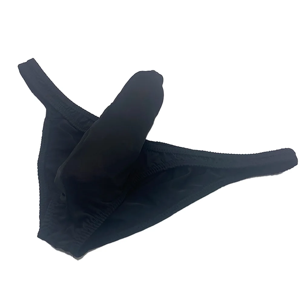 T Back Men Underwear G String High Elasticity Pouch Panties Sexy Soft Bikini Stretch Swimwear Underwear Backless