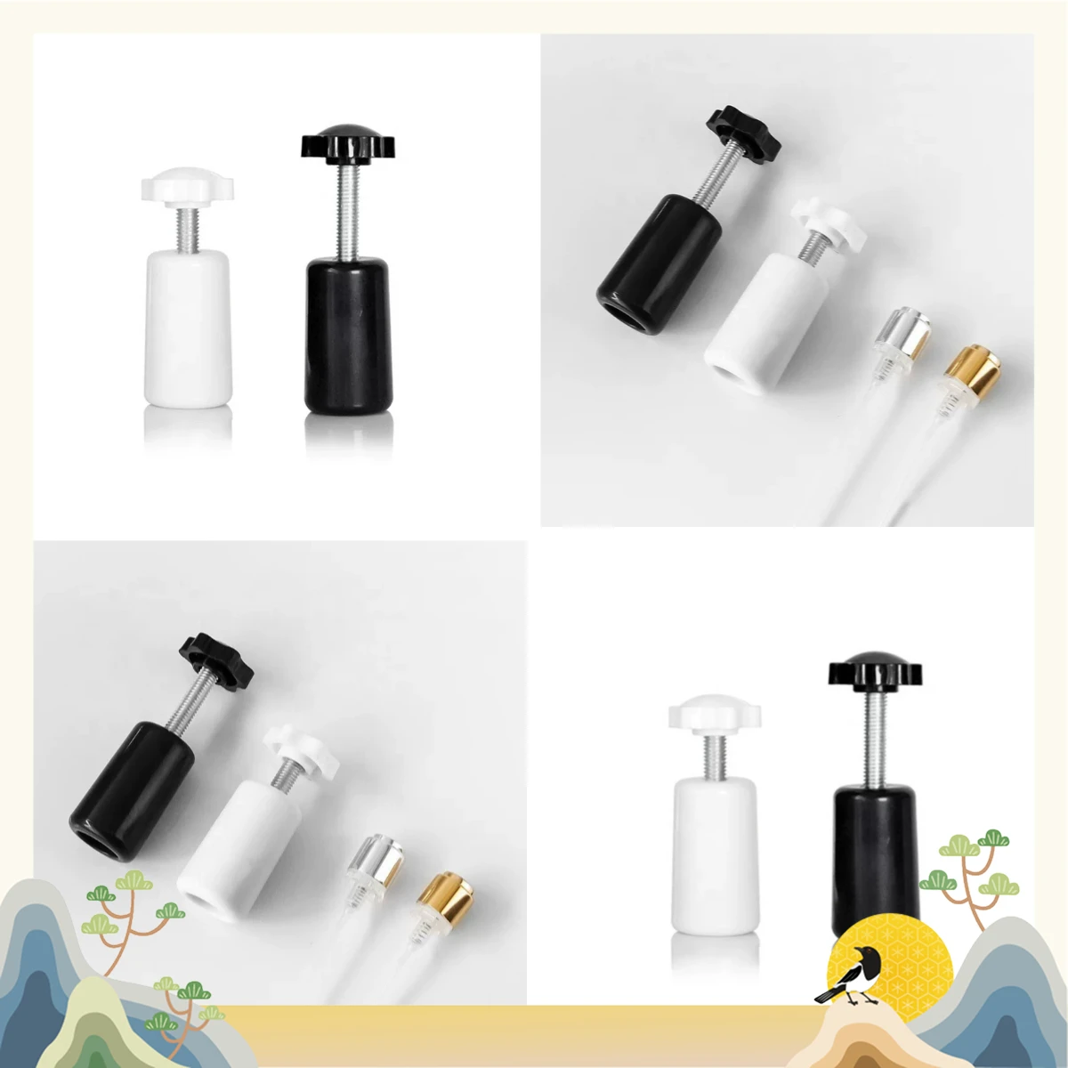 Manufacturer's Manual Simple Perfume Bottle Lock Machine Portable Simple Bayonet Pressing Semi-automatic