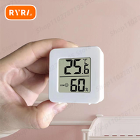 1PC Humidity Meter Sensor Gauge LCD Digital Mini Thermometer Hygrometer Indoor Electronic Thermometer Weather Station For Home