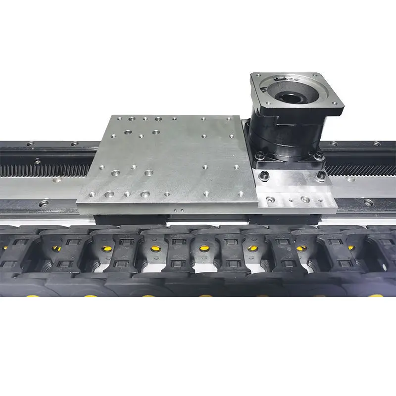 Heavy-Duty Double Linear Guide Rail Linear Gear Rack Sliding Table Module Stacked Gantry Cross Manipulator Truss Guide Rail