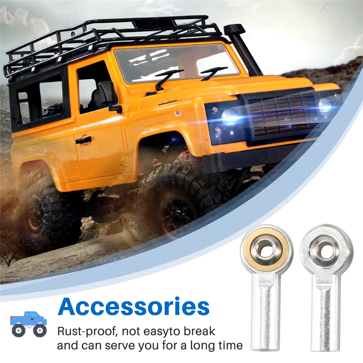 10 قطعة M4 المعادن التعادل دفع ربط قضيب نهاية مشتركة الكرة رئيس حامل ل 1/10 مركبة يتم التحكم بها عن بُعد عربات التي تجرها الدواب الزاحف سيارة A002