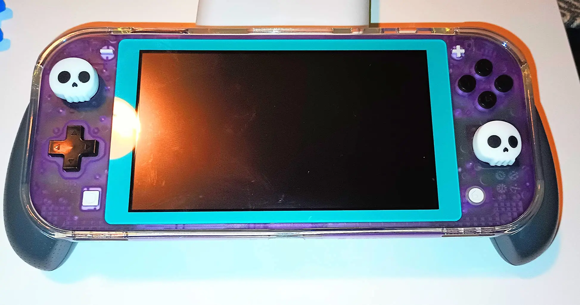 Capa protetora para Nintendo Switch Lite, Shell com apertos substituíveis, GripCase Lite