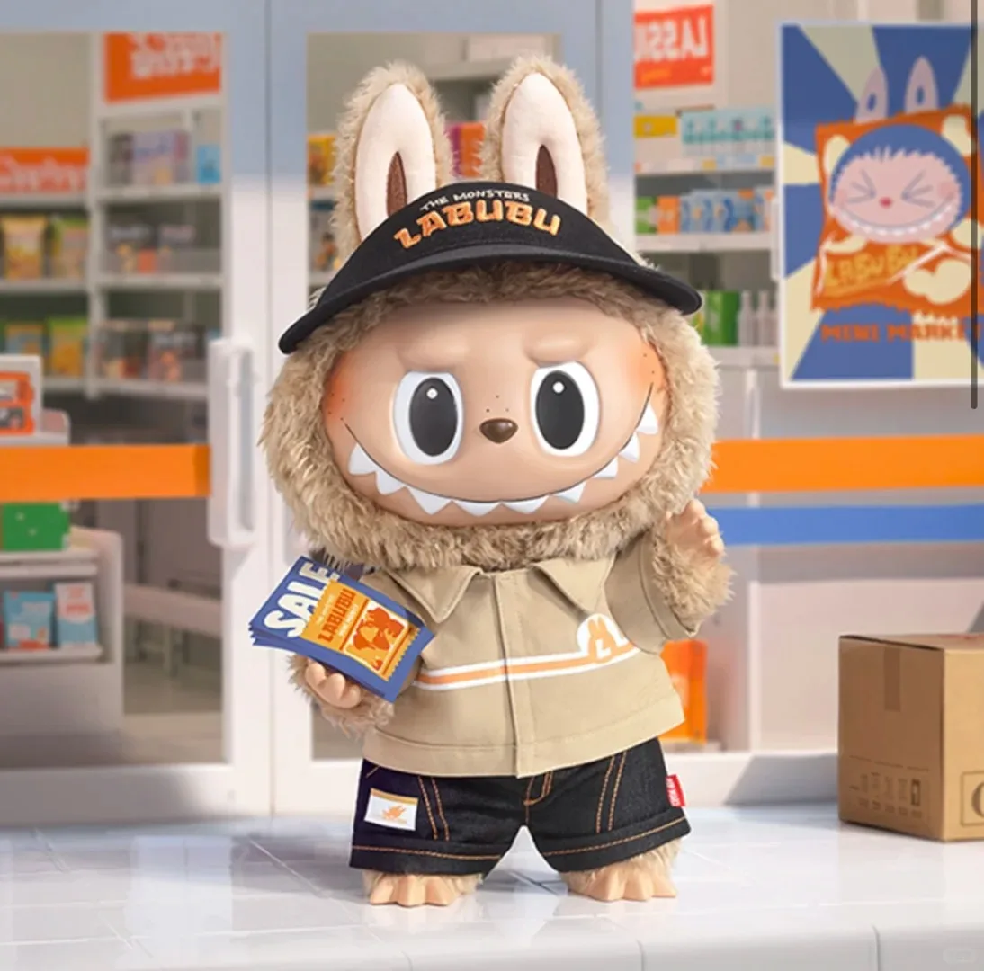 

POPMART «Непослушный кассир», кукла 37 см, странный вкус, менеджер магазина Convenience Store, милый Labubu, детский подарок на день рождения, Рождество