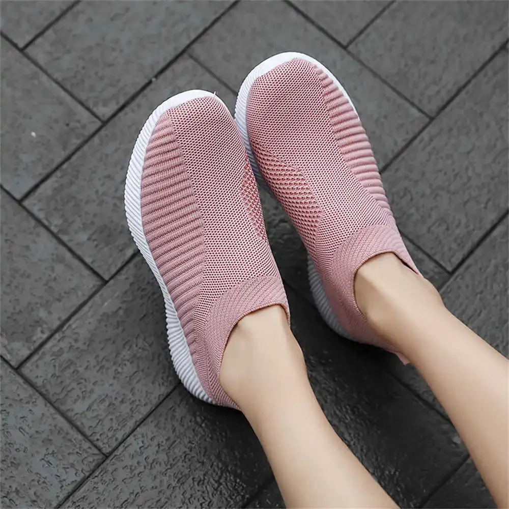 Flat-heeled 37-38 Women Ladies Boots Vulcanize Spring Sneakers Fit Shoes Sports Runners Festival Luxo 2024 Brand Name