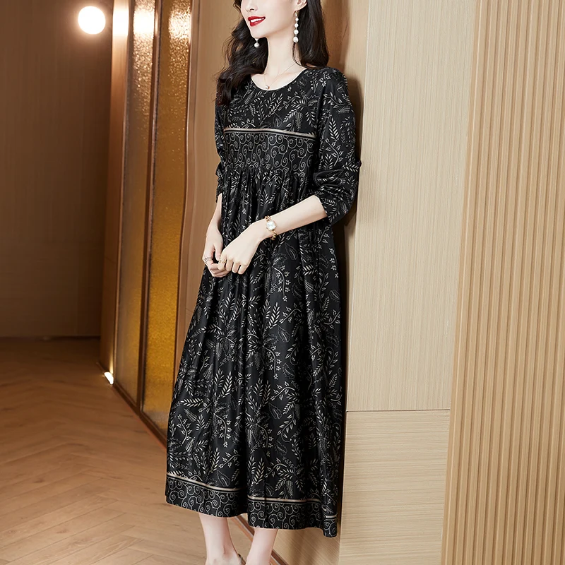 Summer Dress 2024 Woman Silk Floral clothes Dress Elegant Long Beach Vintage Dresses for Women Clothes Vestido - Image 3