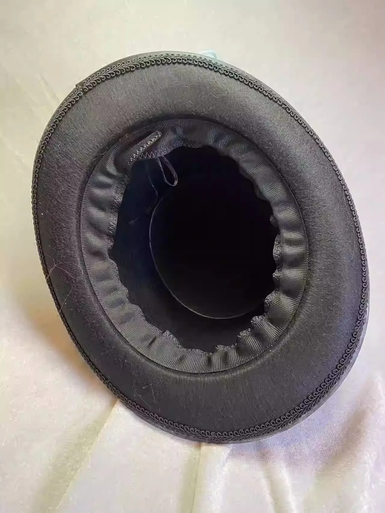 Cappello Steampunk Halloween Cosplay Spettacolo teatrale Cappello COS medievale nero e rosso