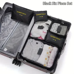 6PCS Travel Storage Bag, Luggage Bag, Multifunctional Packaging Bag, Oxford Cloth, Waterproof With Handle