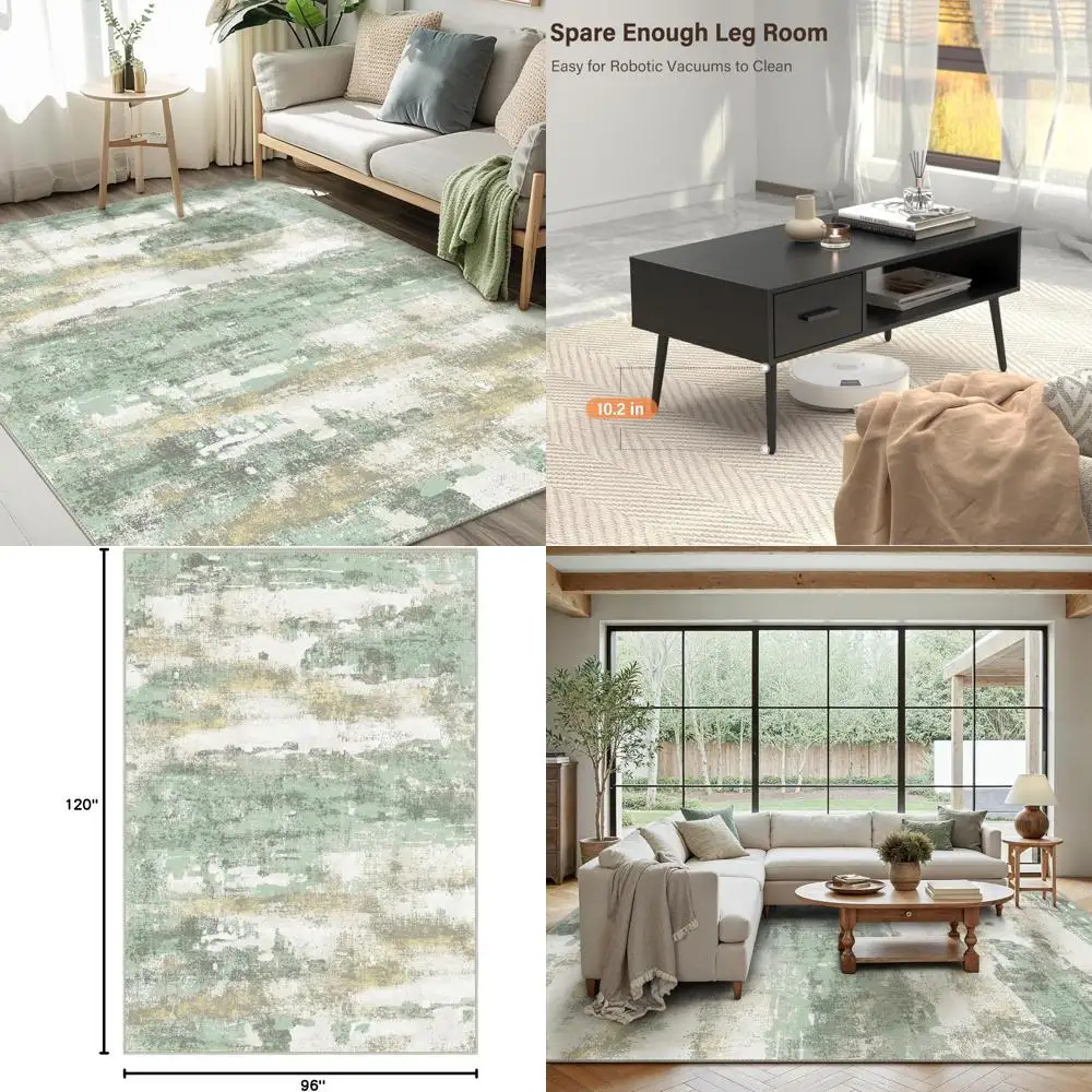 HAIOOU Coffee Table, Mid Century Modern Style Cocktail Table TV Stand with Drawer, Open Storage Shelf, Stable Floor-Anti-Scratch