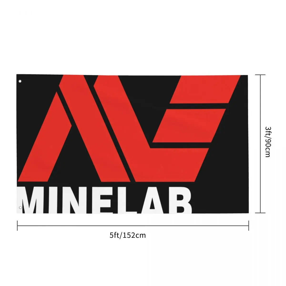 Minelab Metal Detecting Detector Pride Flag Printed Gift Banner Home Outdoor 150x90cm