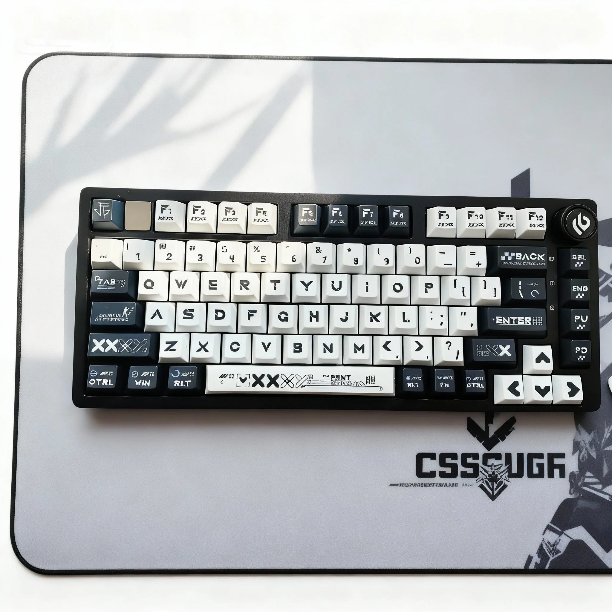 130-Tasten Fünf Seiten Dye Sub PBT Tastenkappen Cherry Profile Printstream Themed Tastenkappe für mechanische MX Switch-Tastatur