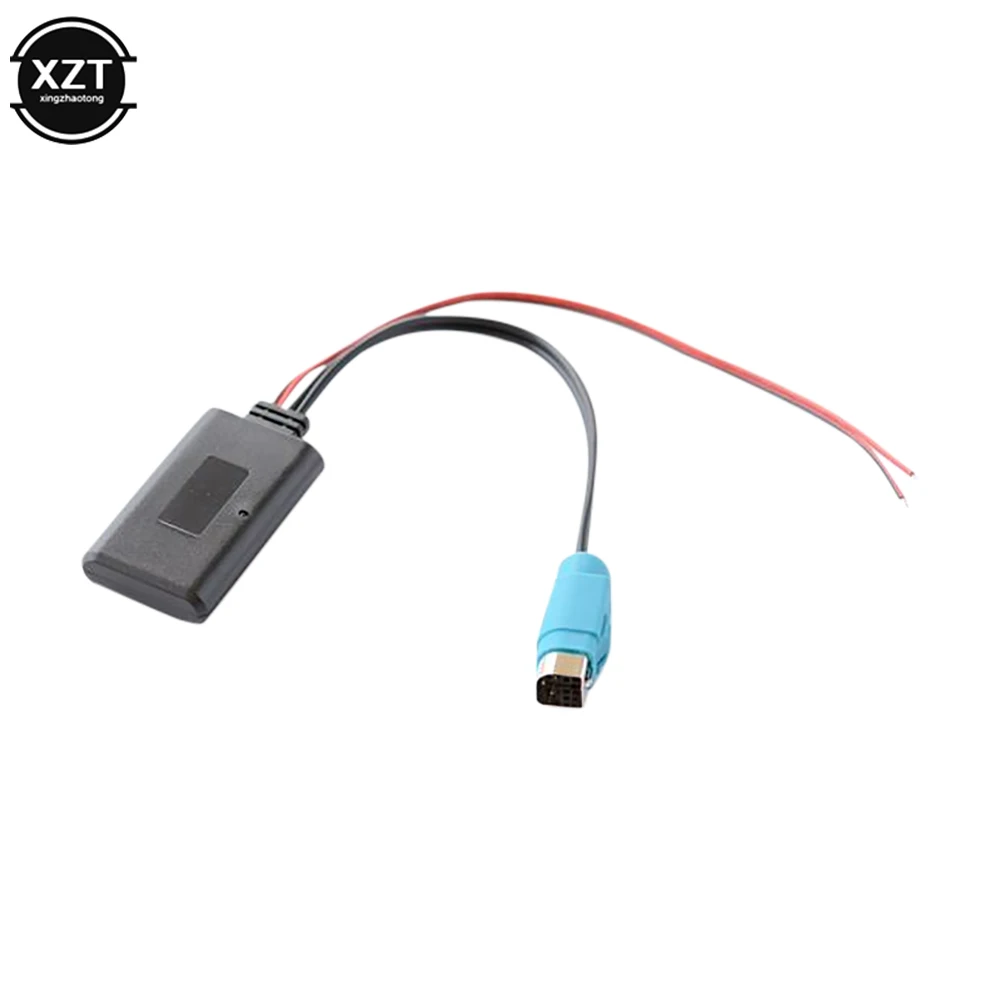 Stereo Bluetooth-compatible AUX-IN Cable Adapter KCE-237B Wireless Audio Wiring for Alpine CDE-W203Ri IDA X303 X305 X301