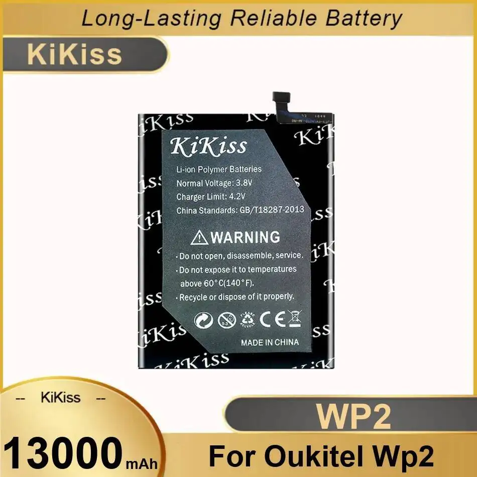 

Аккумулятор мобильного телефона 13000 мАч для Oukitel WP2, долговечный, надежный, замена