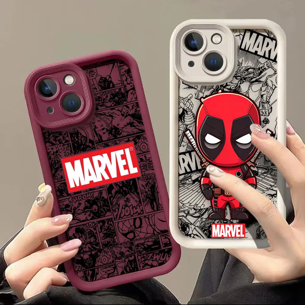 

Comics Marvel Deadpool Groot Phone Case For Infinix TECNO POP 8 CAMON 20 SMART 6 7 8 HOT 10 20 30 30I 40 40I NOTE 12 G96 30 Case