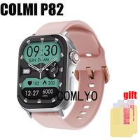 For COLMI P82 Smart watch Strap Band Silicone Sports women men Bracelet Screen protector