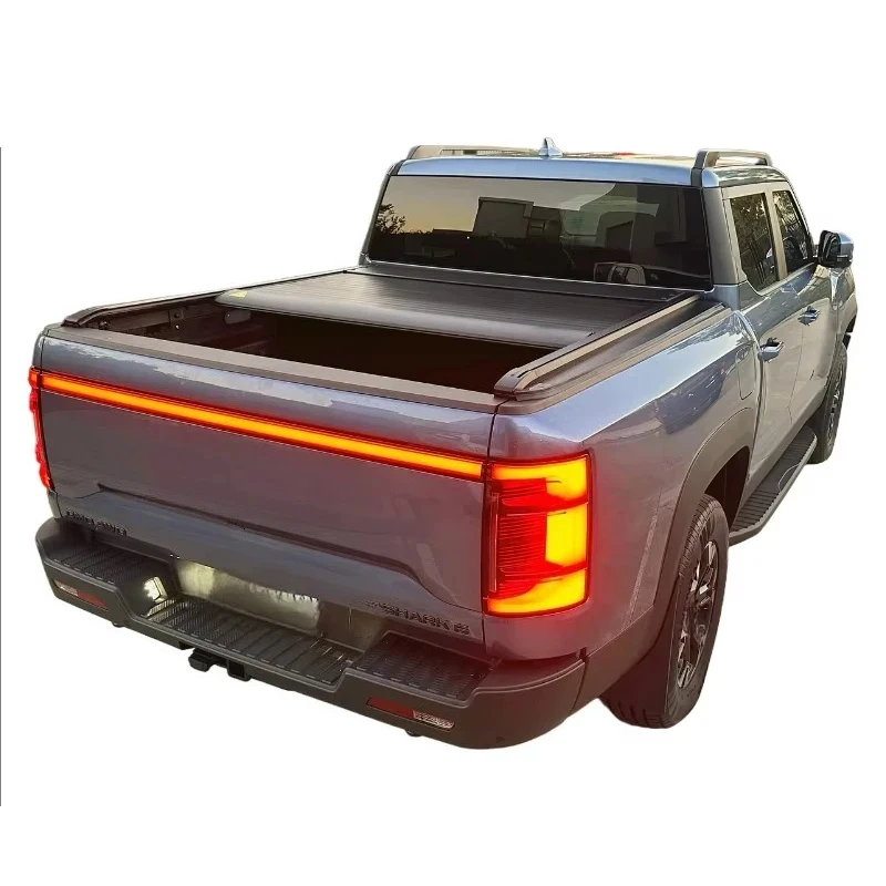 6 Electric Roller Tonneau Cover Hard Retractable Aluminum Alloy  No-Drill Installation Ute/Pickup Range
