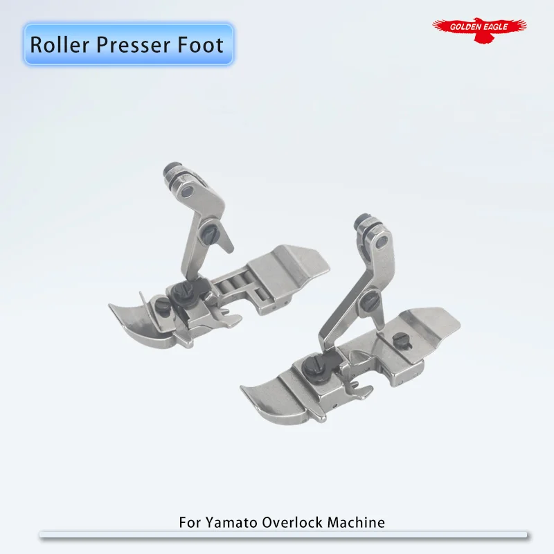 Prensatelas de rodillo para Yamato AZ6020G 6500G AZ8020G AZ8500G CZ6000 CZ6025 CZ6500 4 pies de rueda de máquina de coser Overlock de hilo