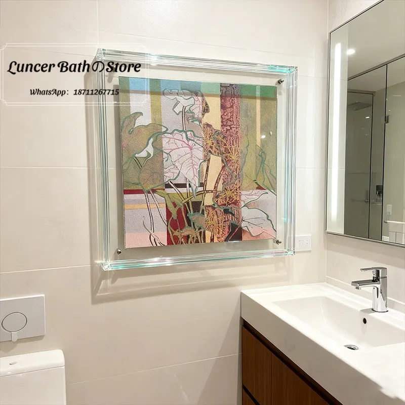 Luxurious high-gloss design without holes, suitable for decorative painting lighting in bathrooms and above toilets.
