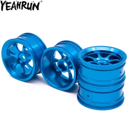 YEAHRUN Aluminum Alloy Wheels Hubs Rims for 1/10 RC On-road Drift Car HSP Tamiya TT02 HPI Kyosho Sakura D4 Parts