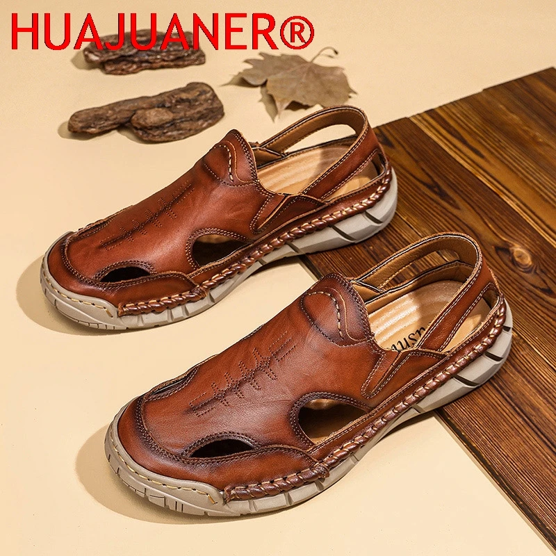 Hot-selling zomer herensandale - Flip Flop Leather Men recensie en prijs